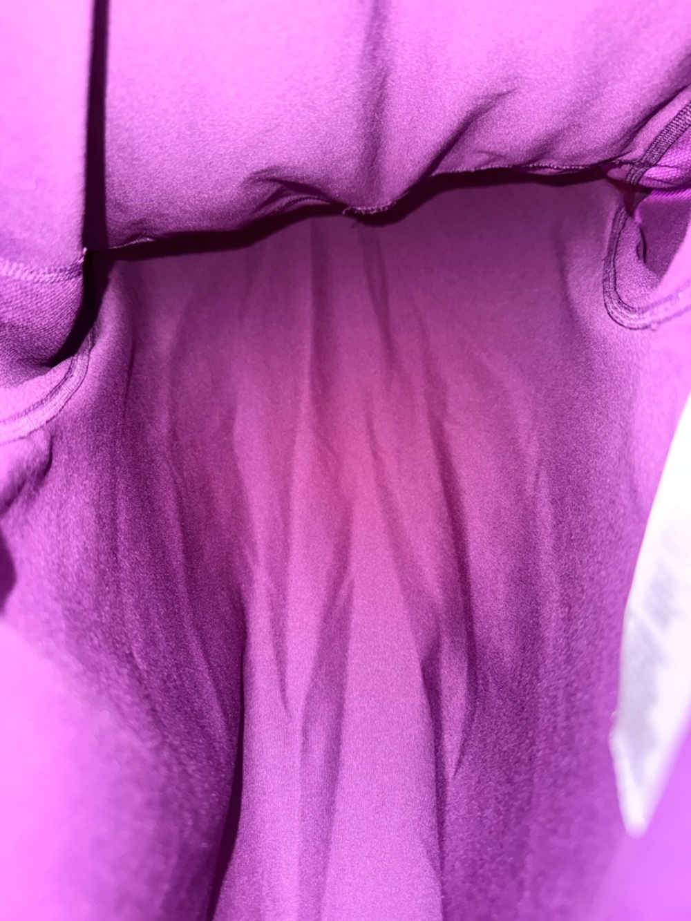 Adidas Climalite 1/4 Zip Pullover Jacket Women's Size M - Purple With Thumbholes - Picture 5 of 9